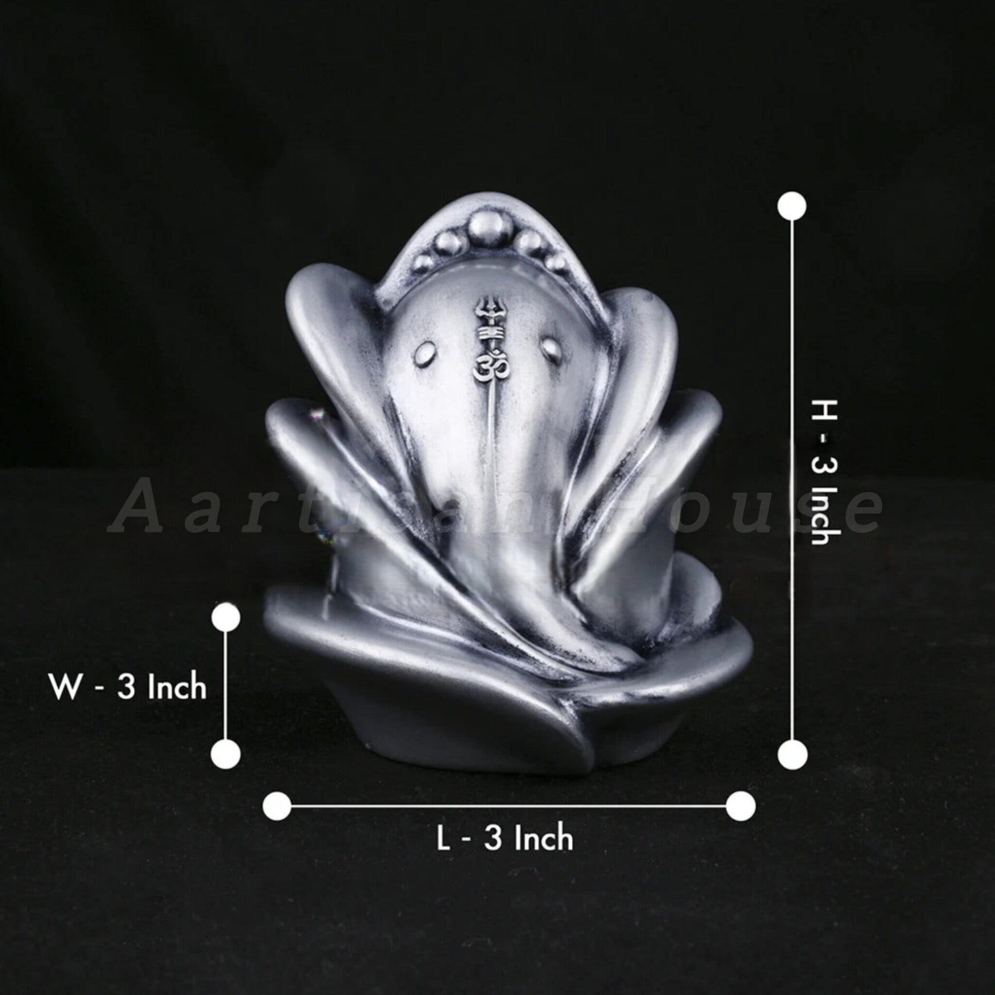 Rose Ganesha Car Dashboard