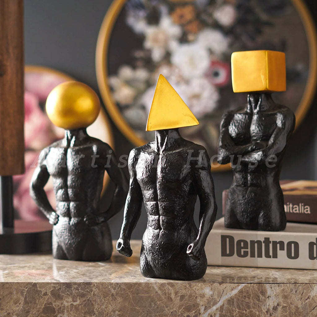 Geometric Marvel: MuscleCraft Accent