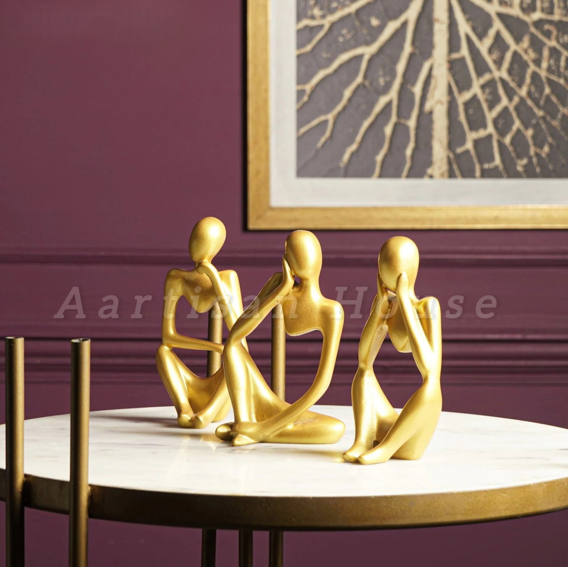 Abstract Thought Thinker Accent (Set of 3)