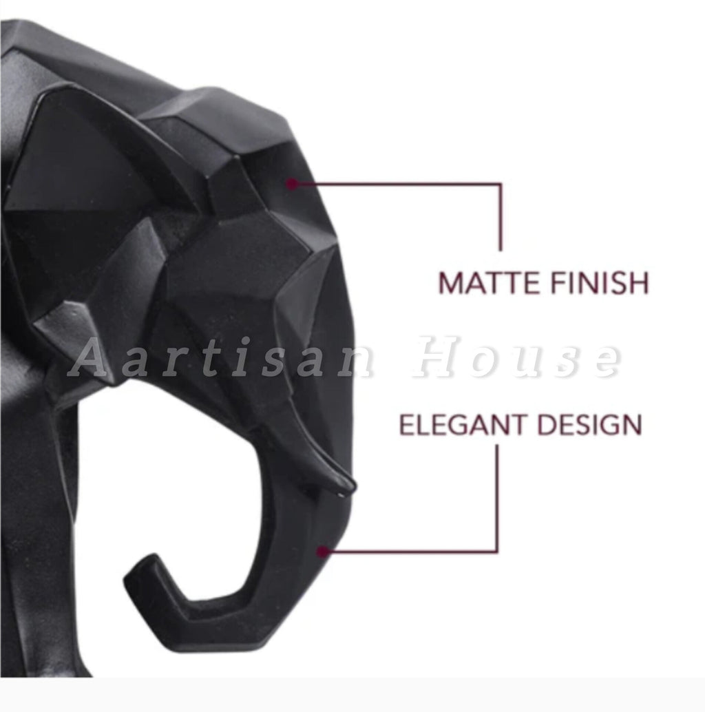 Modern Art Geometric Elephant Accent