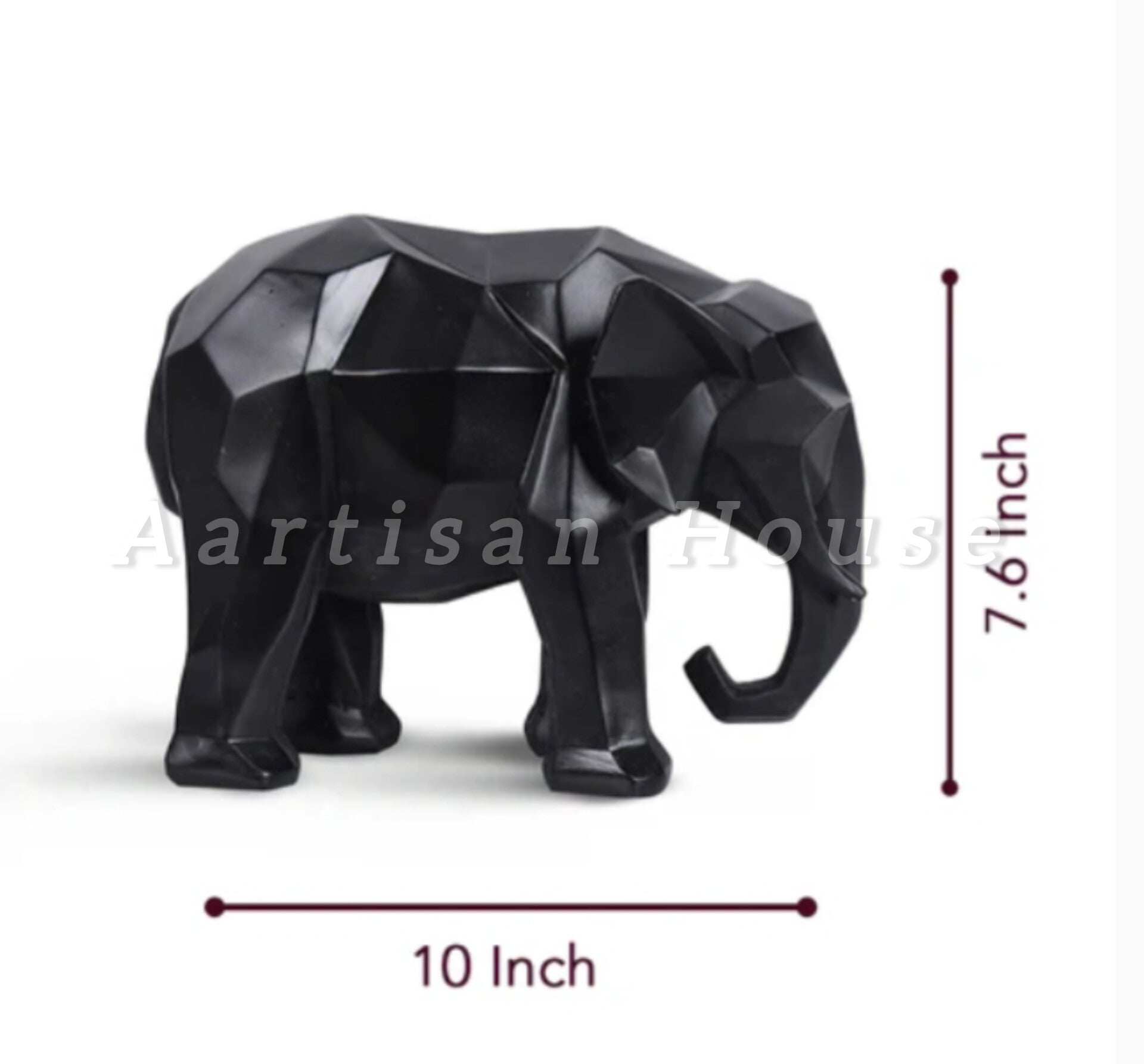 Modern Art Geometric Elephant Accent