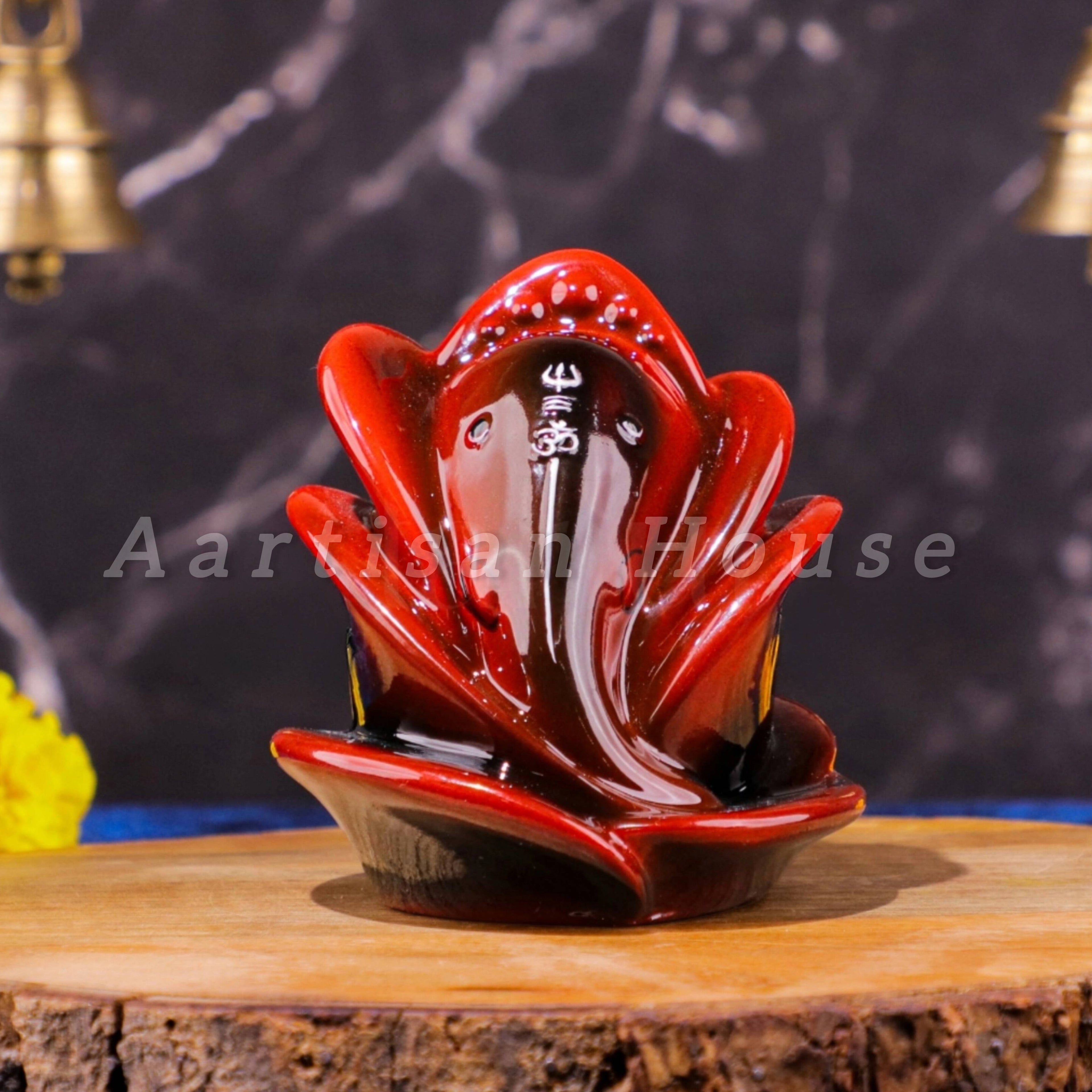 Rose Ganesha Car Dashboard