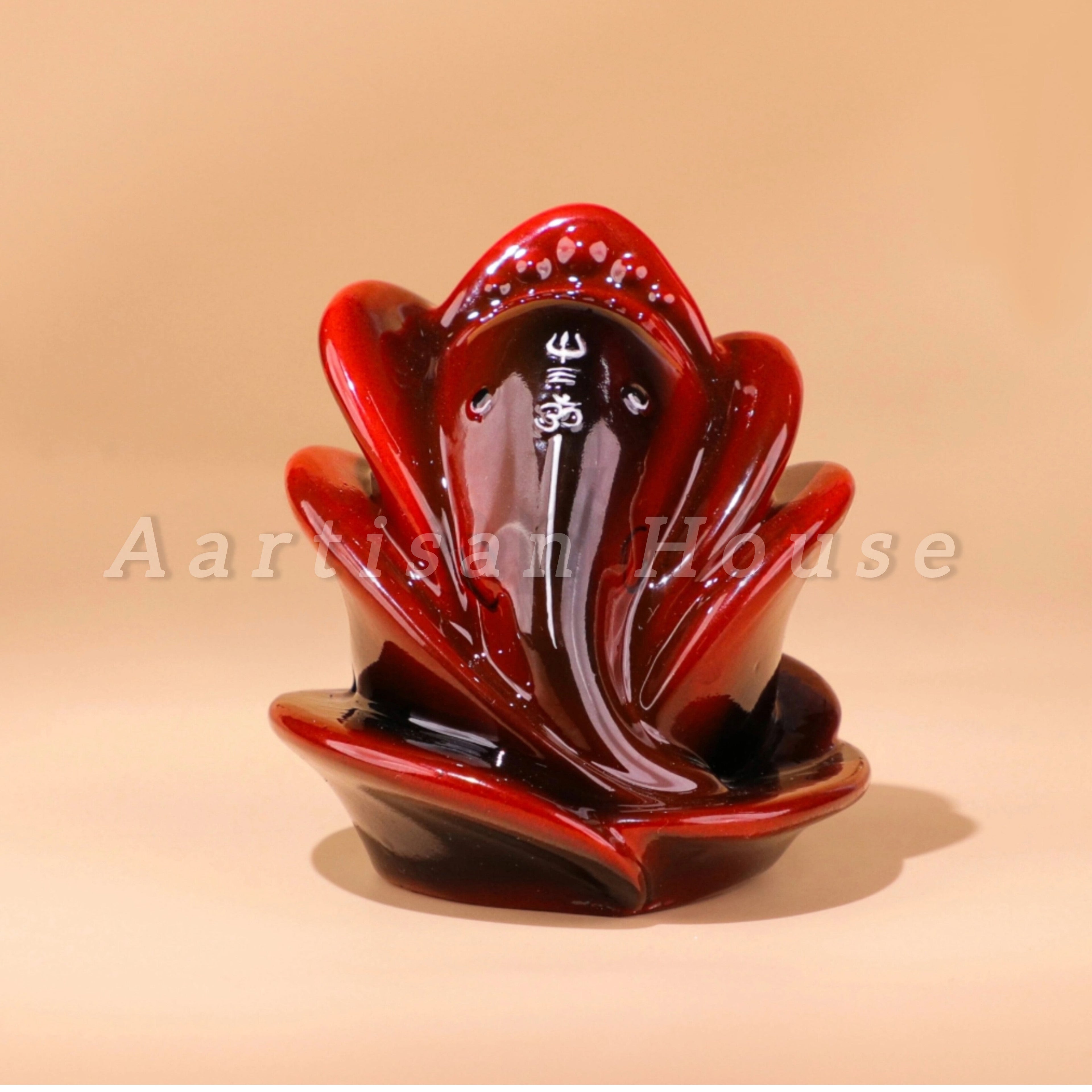 Rose Ganesha Car Dashboard