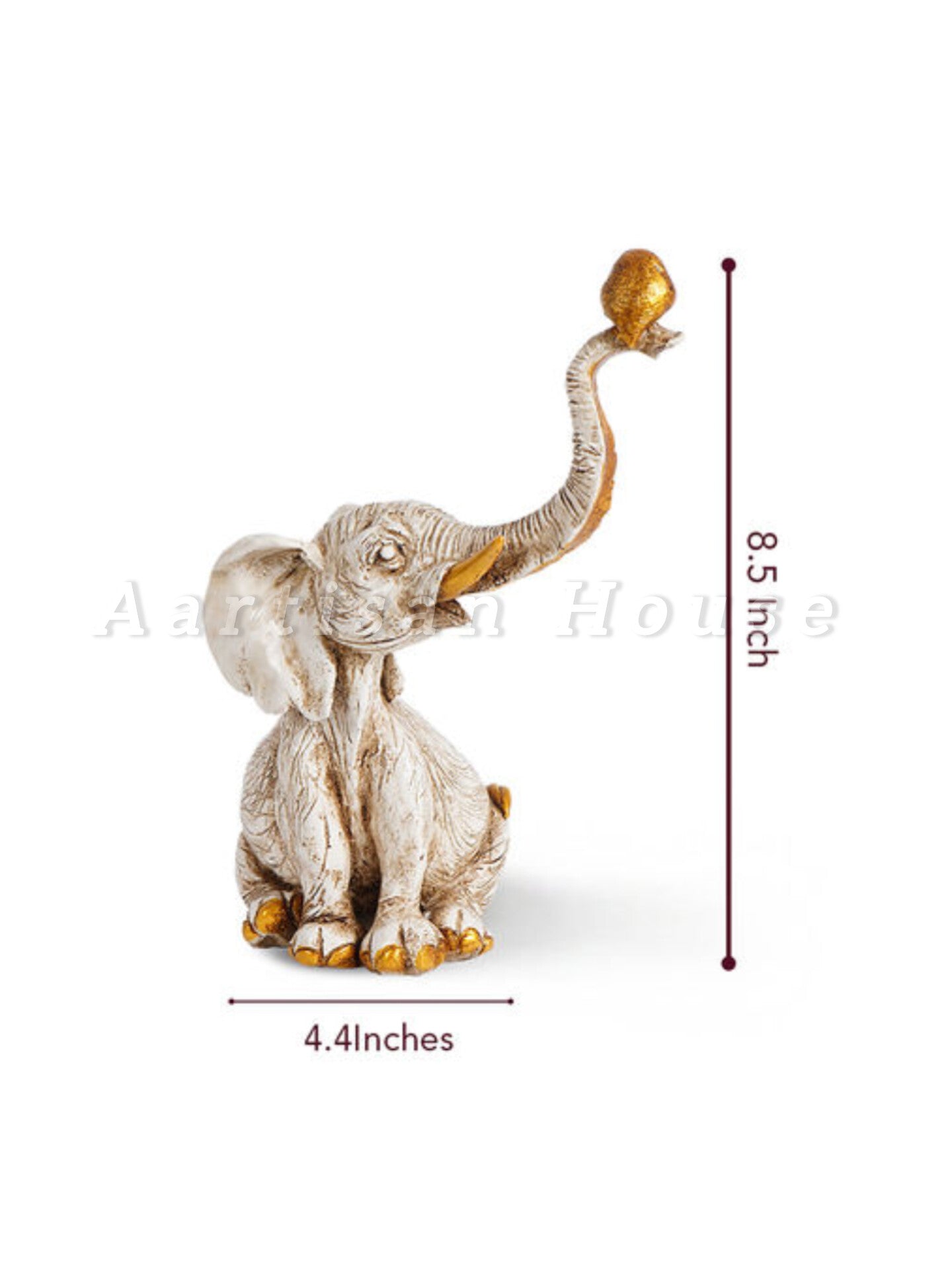 Feng Shui White Elephant Table