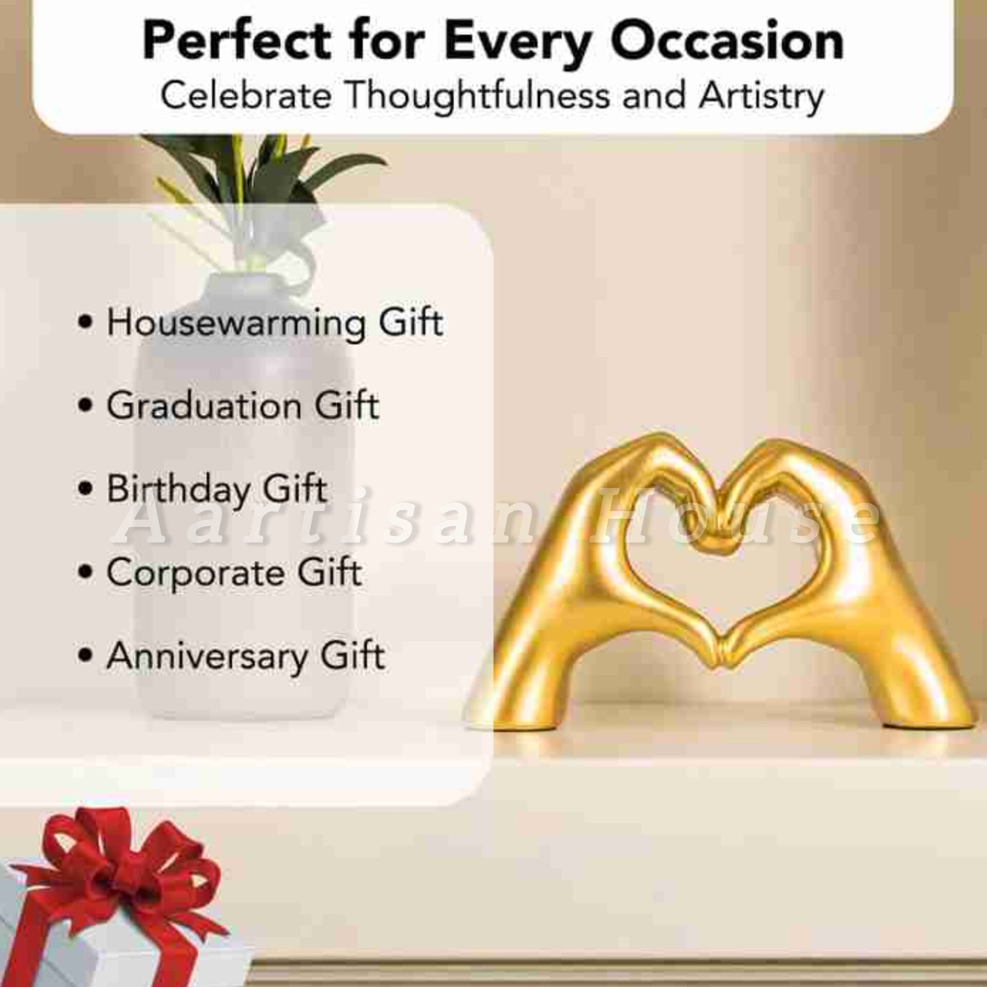 ANENTER  Beautifull Resin/Marble Idol Decorative Showpiece