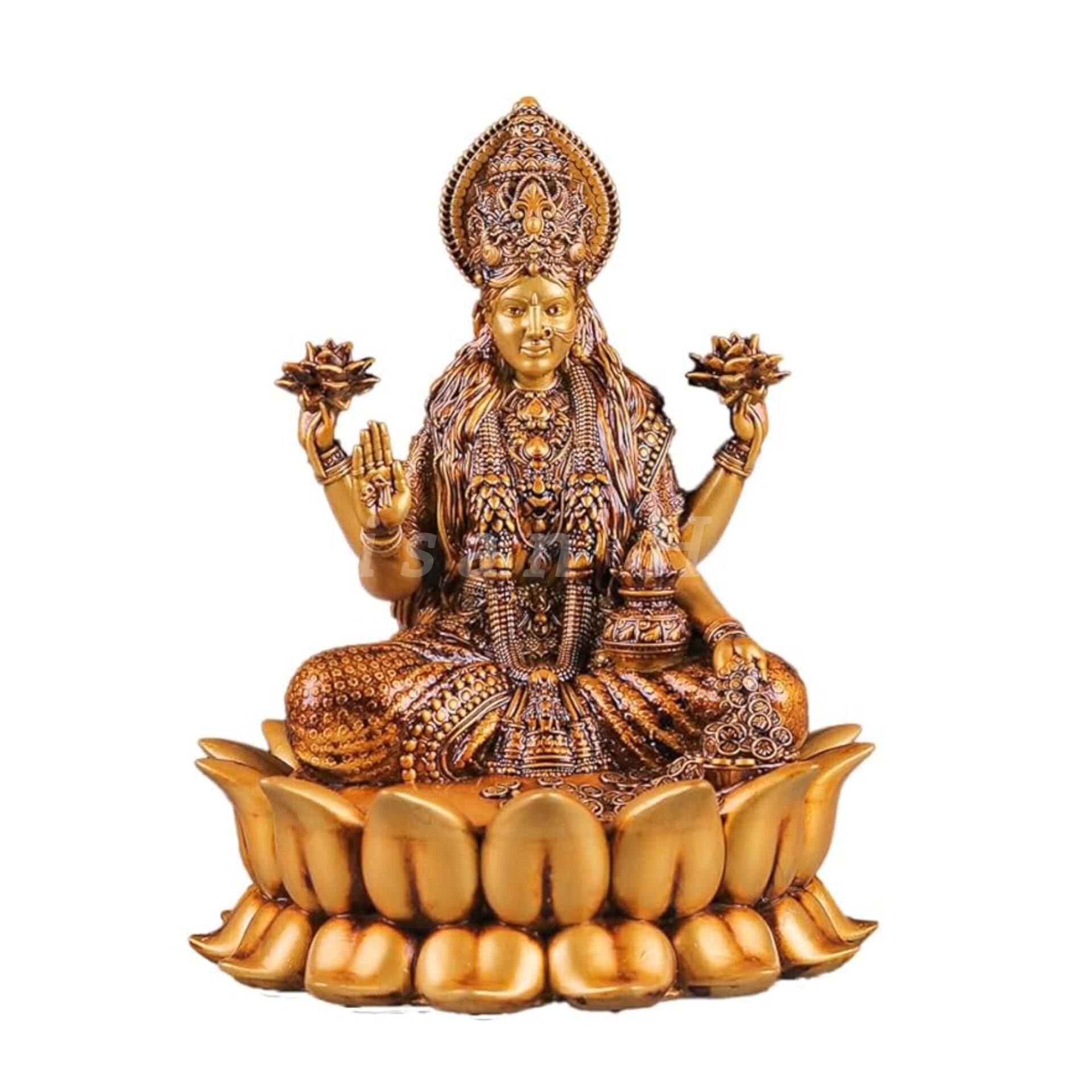 Dhanlaxmi Ganpati Bappa (Lotus) Car Dashboard